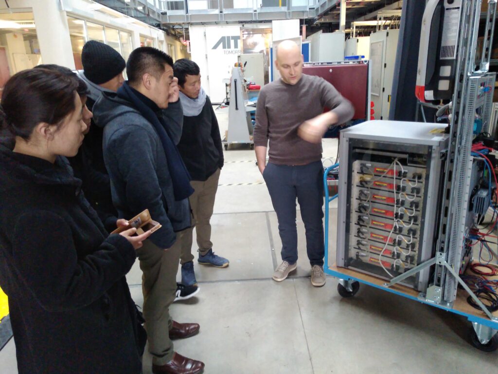 AIT battery lab visit. Picture by Austrian Institute of Technology GmbH